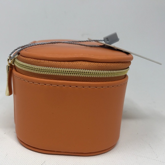 Louenhide Travel Jewellery Case, Travel Size - Orange/Light Gold - Picture 10 of 11